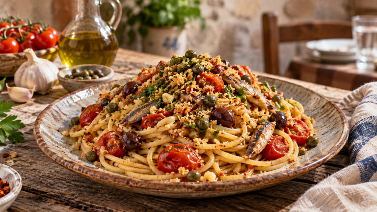spaghetti alla vulcanara